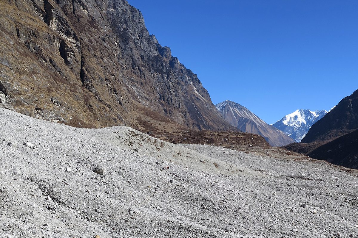 Langtang village before the avalanche in 2015