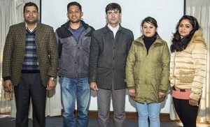 1st batch of Atmosphere Initiative's Phd students
