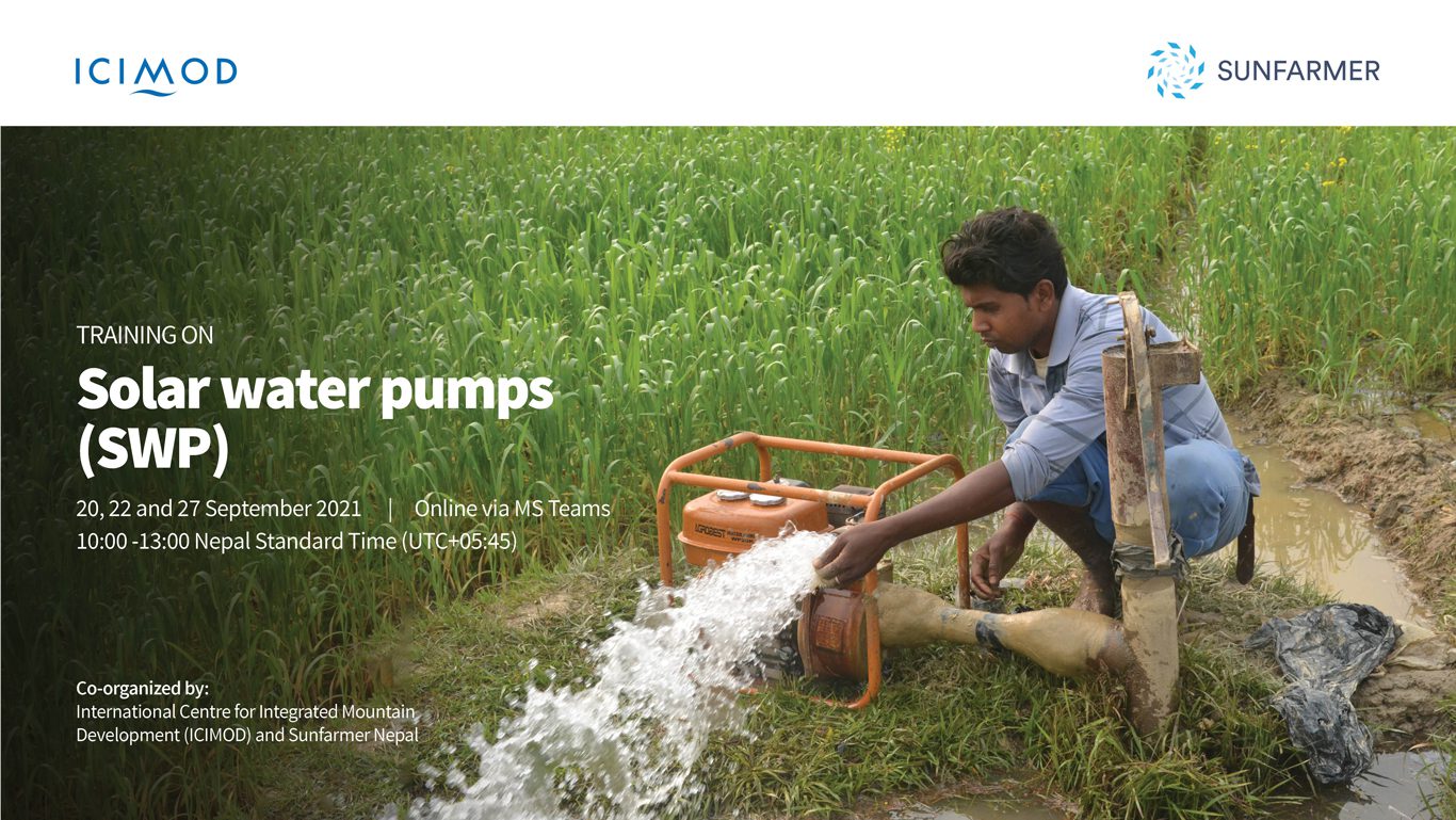 Training on solar water pumps (SWP)