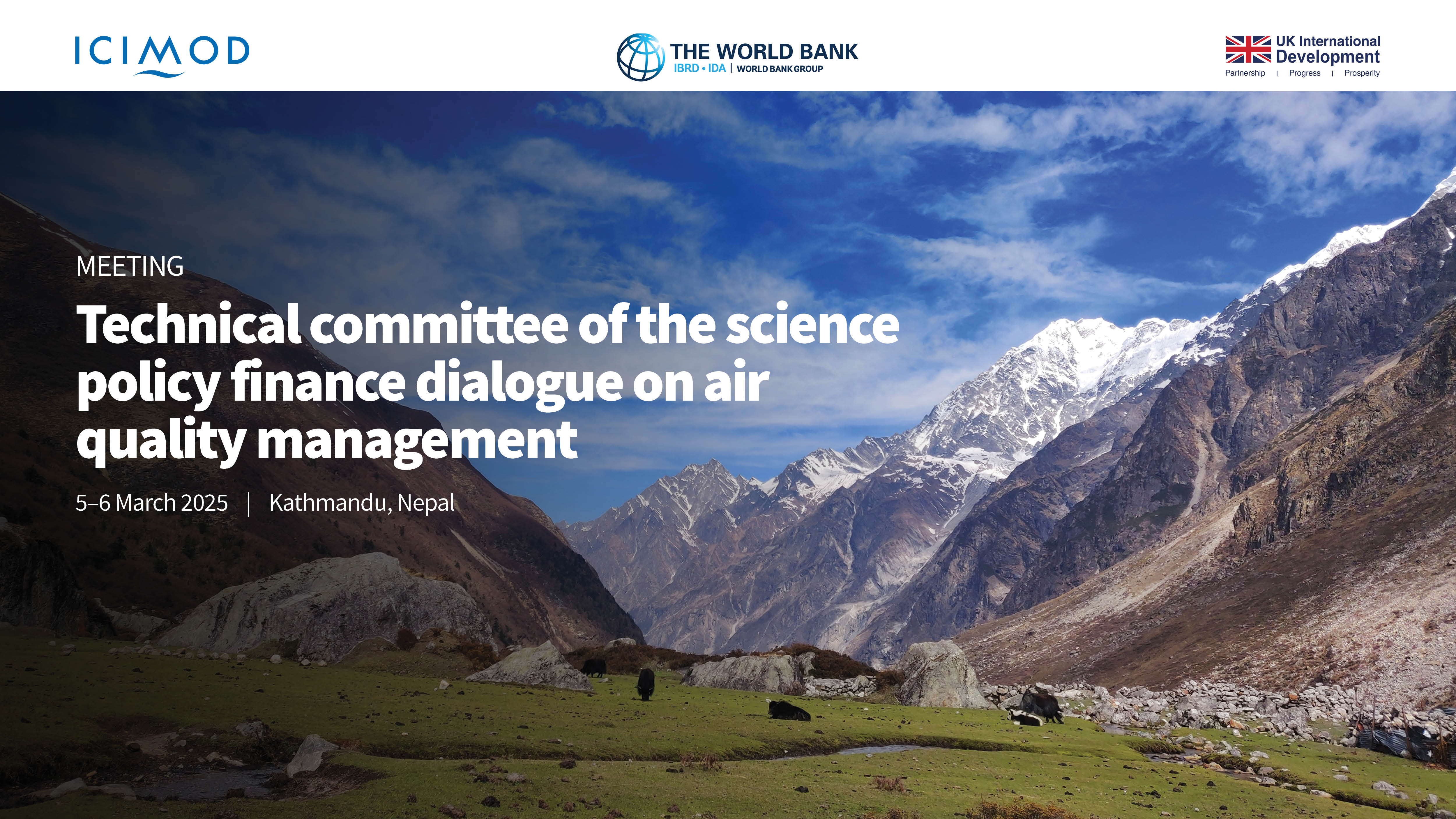 Technical committee of the science policy finance dialogue on air quality management