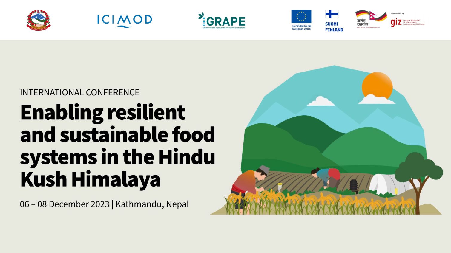 International conference: Enabling resilient and sustainable food systems in the Hindu Kush Himalaya